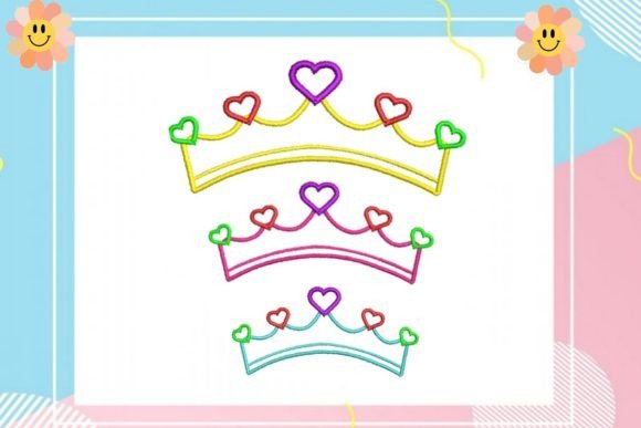Review: Queen Crown Multicolored Heart Design
