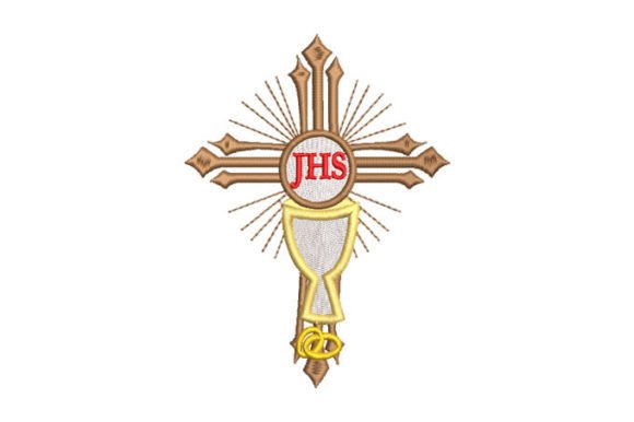 Review: Religious Cross Cup with Letter JHS Design