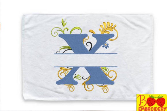 Reviewing Floral Letter X for Embroidery Projects