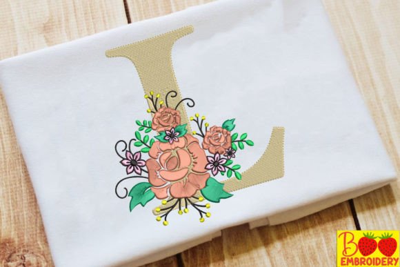 Reviewing Letter L and Flower for Boutique Sweatshirts