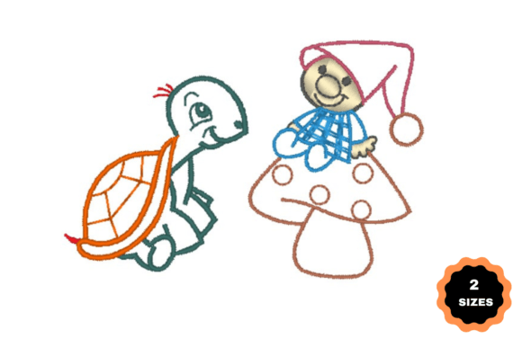 Turtle with Cute Baby: A Holiday Embroidery Review